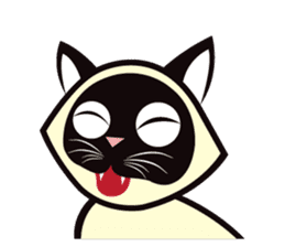 Kapi the Siamese cat sticker #10351779