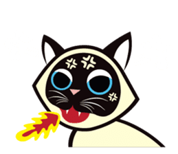 Kapi the Siamese cat sticker #10351791