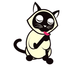 Kapi the Siamese cat sticker #10351794