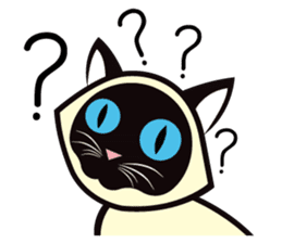 Kapi the Siamese cat sticker #10351796