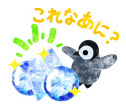 Pretty penguin babies 2 sticker #10352229