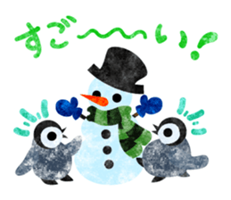 Pretty penguin babies 2 sticker #10352230