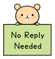 Mr. Kuma (English) sticker #10352837