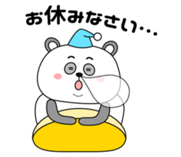 Big face Panda -formal language- sticker #10353283