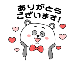 Big face Panda -formal language- sticker #10353284