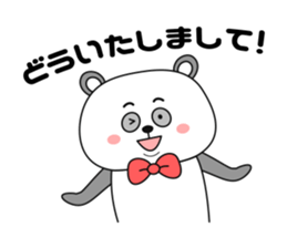 Big face Panda -formal language- sticker #10353285