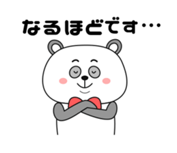 Big face Panda -formal language- sticker #10353293