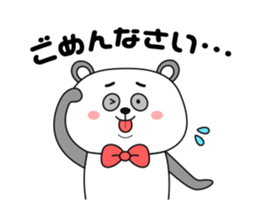 Big face Panda -formal language- sticker #10353304