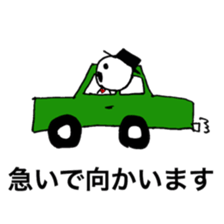 He is a man of the people . sticker #10353930