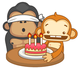 Monya and Gonya : Romantic Dates sticker #10354024