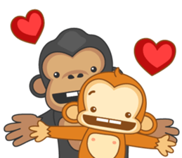 Monya and Gonya : Romantic Dates sticker #10354027