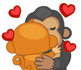 Monya and Gonya : Romantic Dates sticker #10354029