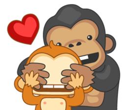 Monya and Gonya : Romantic Dates sticker #10354031