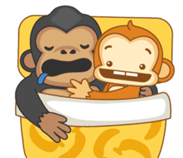 Monya and Gonya : Romantic Dates sticker #10354034