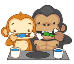 Monya and Gonya : Romantic Dates sticker #10354037