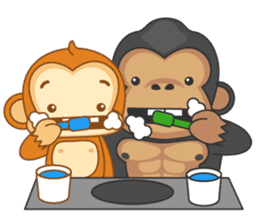 Monya and Gonya : Romantic Dates sticker #10354037