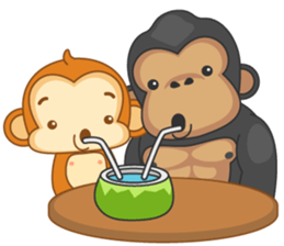 Monya and Gonya : Romantic Dates sticker #10354039