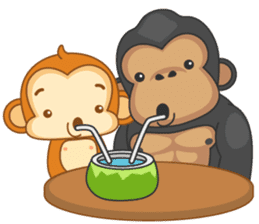 Monya and Gonya : Romantic Dates sticker #10354039