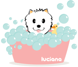 LucianaPom-EN sticker #10354349