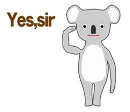 Relax Koala 1 sticker #10354720