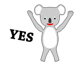 Relax Koala 1 sticker #10354721