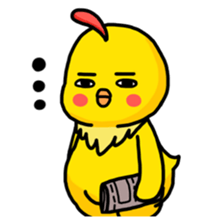 We are lazy chicks sticker #10355232