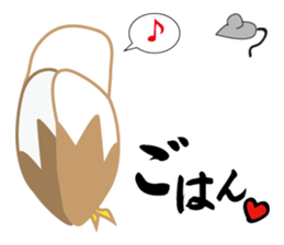 Barn owl nandesu sticker #10355921