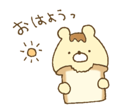Bear resembling a pudding sticker #10356200