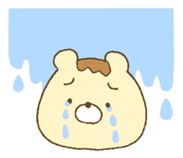 Bear resembling a pudding sticker #10356221