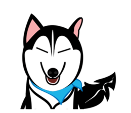 Husky Vector sticker #10356726