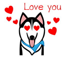 Husky Vector sticker #10356731