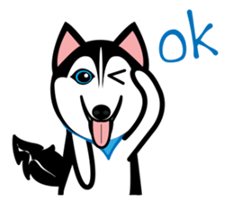 Husky Vector sticker #10356734