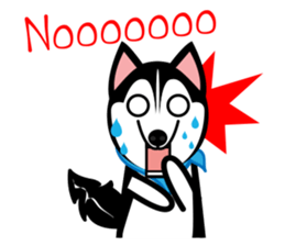 Husky Vector sticker #10356735