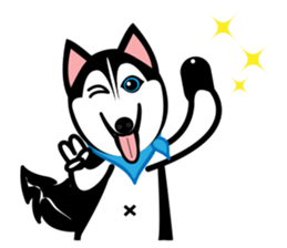 Husky Vector sticker #10356744