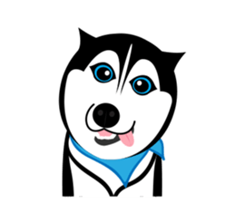 Husky Vector sticker #10356748