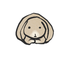 Holland rop ear rabbit Moco 3 sticker #10357006