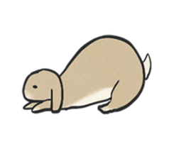 Holland rop ear rabbit Moco 3 sticker #10357016