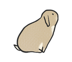 Holland rop ear rabbit Moco 3 sticker #10357018