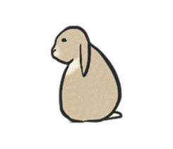 Holland rop ear rabbit Moco 3 sticker #10357024