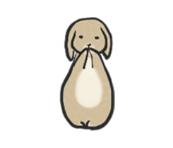 Holland rop ear rabbit Moco 3 sticker #10357025