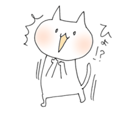 a cat painted by 3 seconds sticker #10357728