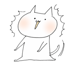 a cat painted by 3 seconds sticker #10357732