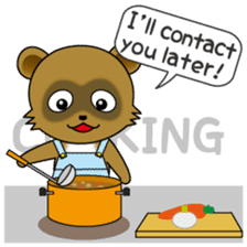 A quick reply is a motto of active boy! sticker #10357841