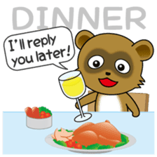 A quick reply is a motto of active boy! sticker #10357842