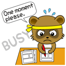 A quick reply is a motto of active boy! sticker #10357852