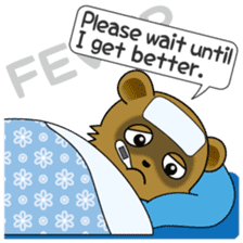 A quick reply is a motto of active boy! sticker #10357865