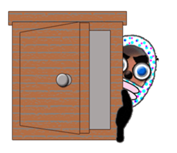 chick and Mr.Ryuhei2 sticker #10358190