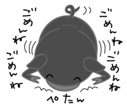 Black pig of Chelsea2, I love chatting! sticker #10358766