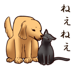 Blackcat & bigdog sticker #10358990