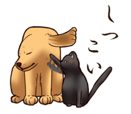 Blackcat & bigdog sticker #10358991